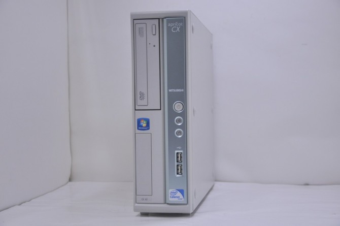 ☆在庫処分特価！！☆　MITSUBISHIスリム型   Celeron  2GB  160GB  Win7